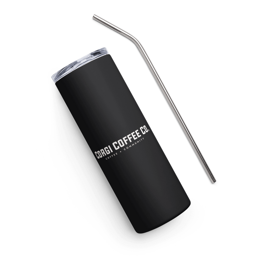 Corgi Coffee Co. Logo Black Tumbler